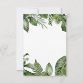 スリザーオンスネーク爬虫類愛誕生日 サンキューカード (裏面)