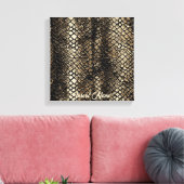 スリザーシックなマグカップ キャンバスプリント (インサイチュ (リビング))