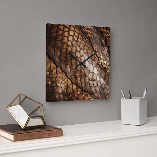 スリザーシック スクエア壁時計 (オフィス)