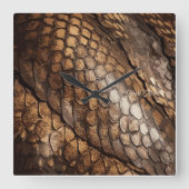 スリザーシック スクエア壁時計 (正面)