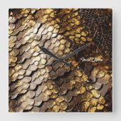 スリザーシック スクエア壁時計 (正面)