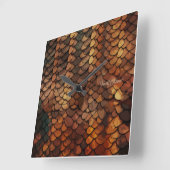 スリザーシック スクエア壁時計 (傾斜)