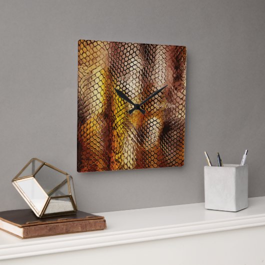 スリザーシック スクエア壁時計 (オフィス)