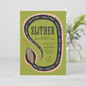 スリザースネークキッドの誕生日パーティーへの招待 招待状 (スタンド正面)