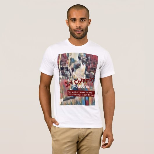 スリシニーマラソンTシャツ Tシャツ (正面フル)