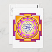 スリチャクラ女神シュリラリタトリプラスンダリ ポストカード (正面/裏面)