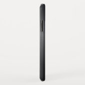 スリックなダークグレーのメタリック背景 Case-Mate iPhoneケース (裏面/右)