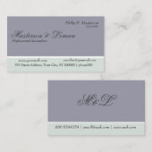 スリックデザイントレンディーカラー印象ブースター 名刺 (正面/裏面)