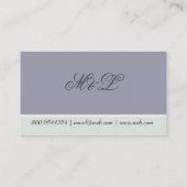 スリックデザイントレンディーカラー印象ブースター 名刺 (裏面)