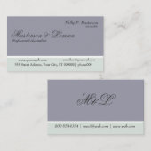 スリックデザイントレンディーカラー印象ブースター 名刺 (正面/裏面)