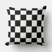 スリック市松模様に20x20装飾用クッション クッション (正面)