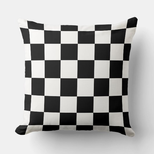 スリック市松模様に20x20装飾用クッション クッション (正面)