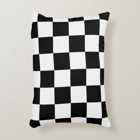 スリック市松模様に アクセントクッション (正面(垂直))