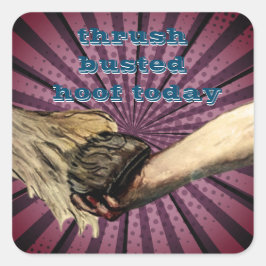 スリッシュバッシュフーフトゥデイ漫画スタイル スクエアシール