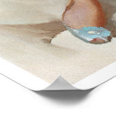 スリッパで赤頭ピンアップ ポスター (角)