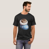 スリッパにいる寝猫 Tシャツ (正面フル)