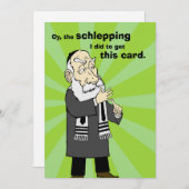 スリッピングホリデーカード シーズンカード (正面/裏面)