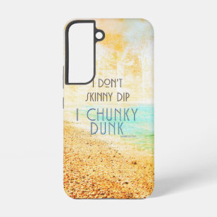 スリッピージョーのあたたかな田園詩的なビーチシーン キャンピーなスキン SAMSUNG GALAXY S22ケース