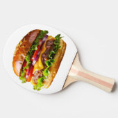 スリッピージョーのよだれが出るようなカリカリのチーズバーガー 卓球ラケット (横)