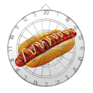 スリッピージョーの夏のBBQムード満載のホットドッグが優しく包まれてる ダーツボード
