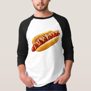スリッピージョーの夏のBBQムード満載のホットドッグが優しく包まれてる Tシャツ