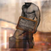 スリッピージョーの感謝祭の伝統 筋肉質な男性 ウィンドウサイン (シート2)