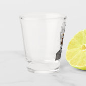 スリッピージョーの感謝祭の伝統　筋肉質な男性 ショットグラス (左)