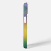 スリッピージョーの華やかなマルディグラの紫色のグリーン Case-Mate iPhoneケース (裏面 / 右)