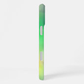 スリッピージョーの華やかなマルディグラ紫のグリーン iPhoneケース (右側面)