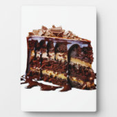 スリッピージョーの贅沢な多層チョコレートケーキ フォトプラーク (正面)