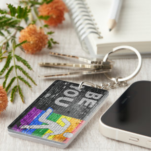 スリッピージョーの ビー・ユー ブラック ブリック ウォール ウォーキング フィグ キーホルダー