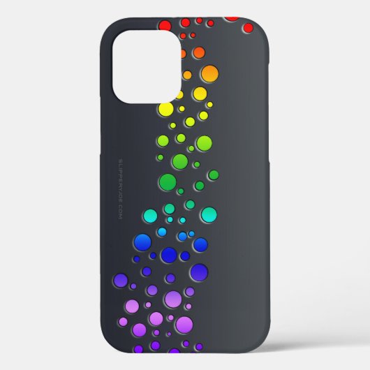 スリッピージョー ラブバブル レッド オレンジ 黄色 緑 C Case-Mate iPhoneケース (裏面)