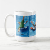 スリップの滑走! コーヒーマグカップ (左)