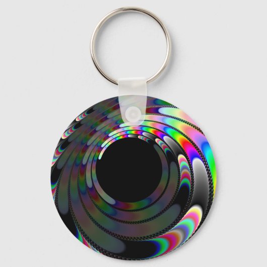 スリップまたは滑ること遠くに キーホルダー (正面)