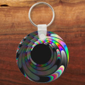 スリップまたは滑ること遠くに キーホルダー (正面)