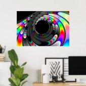 スリップまたは滑ること遠くに ポスター (ホームオフィス)