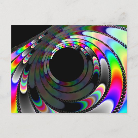 スリップまたは滑ること遠くに ポストカード (正面)