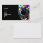 スリップまたは滑ること遠くに 名刺 (正面/裏面)