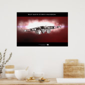 スリップまたは滑ること門 ポスター (キッチン)