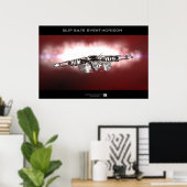 スリップまたは滑ること門 ポスター (ホームオフィス)