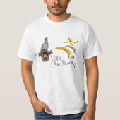 スリップまたは滑ることTシャツ Tシャツ (正面)