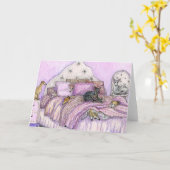 スリップバー – ウィペットとグレイハウンドがガロール! カード (黄色い花)