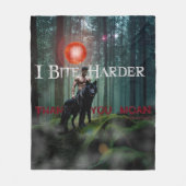 スリップリージョーのような神秘的なハロウィンの雰囲気 フリースブランケット (正面)