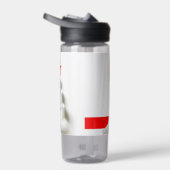 スリップリージョーのクリスマスショッピングホワイトペーパースパイラルツリー ウォーターボトル (右面)