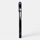 スリップリージョーのクリスマス　冬の魔法のような平和的な雰囲気 iPhoneケース (左側面)