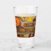 スリップリージョーのハッピースタンクスギビングのかぼちゃ乾燥葉 タンブラーグラス (裏面)