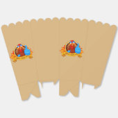 スリップリージョーのハッピータングズデー秋の落ち葉カートゥーン フェイバーボックス (見開き)