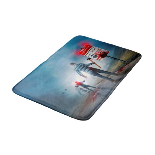 スリップリージョーのハッピー ハロウィン 目が光るゾンビ バスマット (アングル)