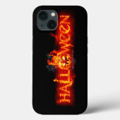 スリップリージョーのハロウィン巨大な炎の文字のカ Case-Mate iPhoneケース (裏面)
