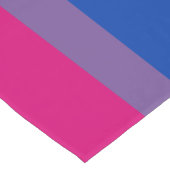 スリップリージョーのバイセクシャルプライドフラグ ラベンダーピンク青 ショートテーブルランナー (コーナー)